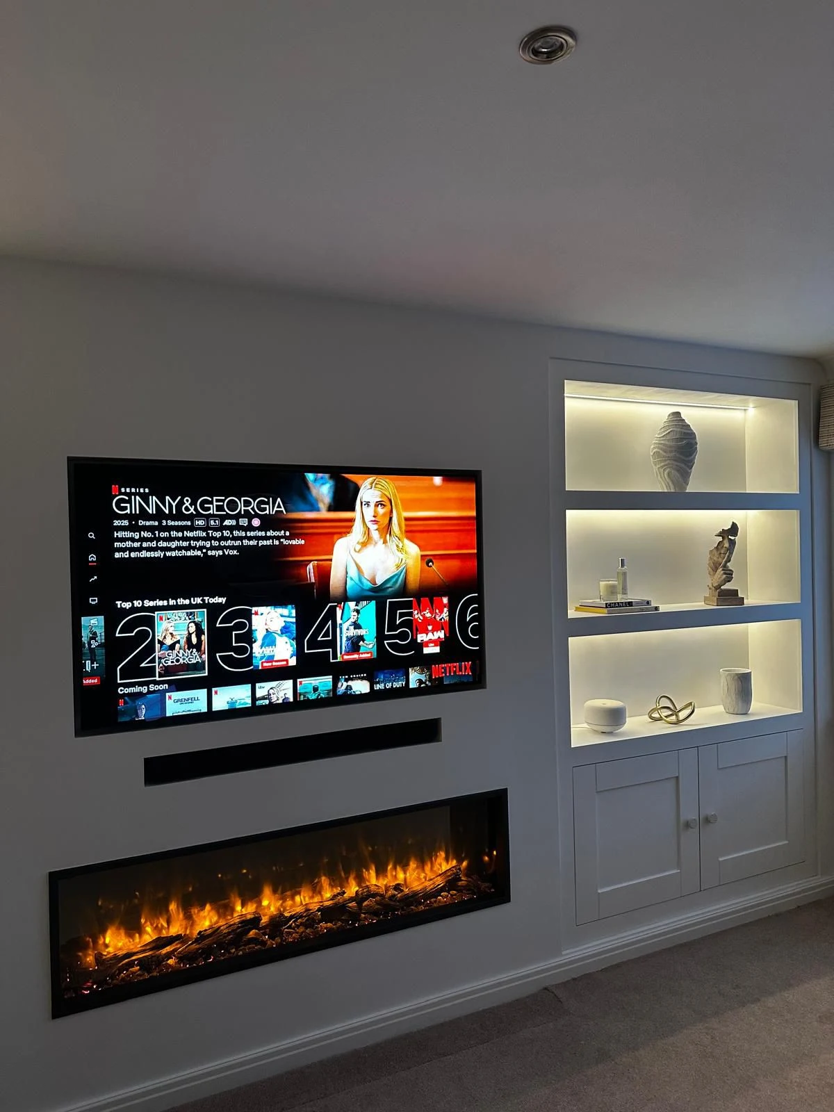 Lumina bespoke media unit — Lytham St Annes